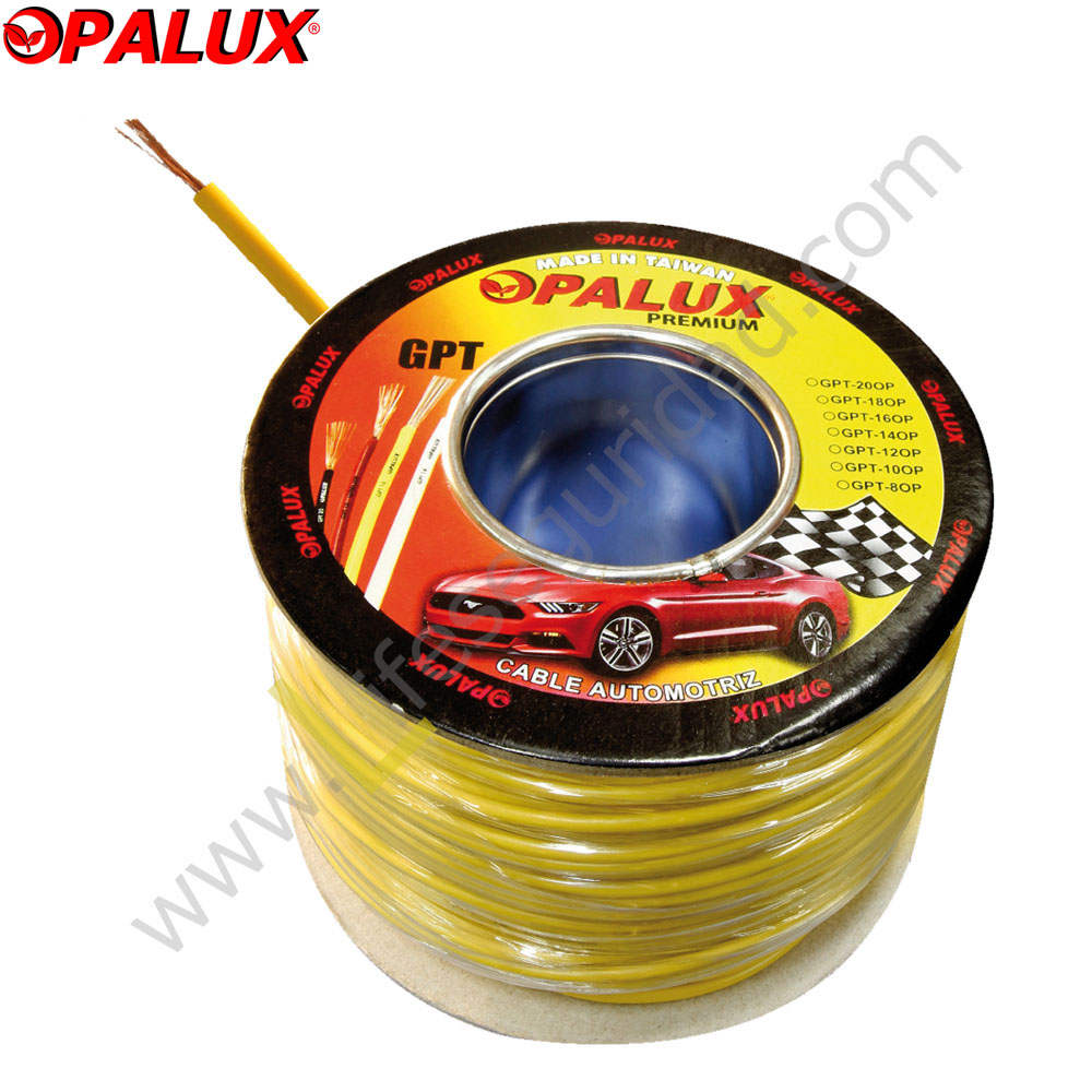 GPT10OP / 14OP / 16OP / 18OP Cable Automotriz OPALUX 100 mts