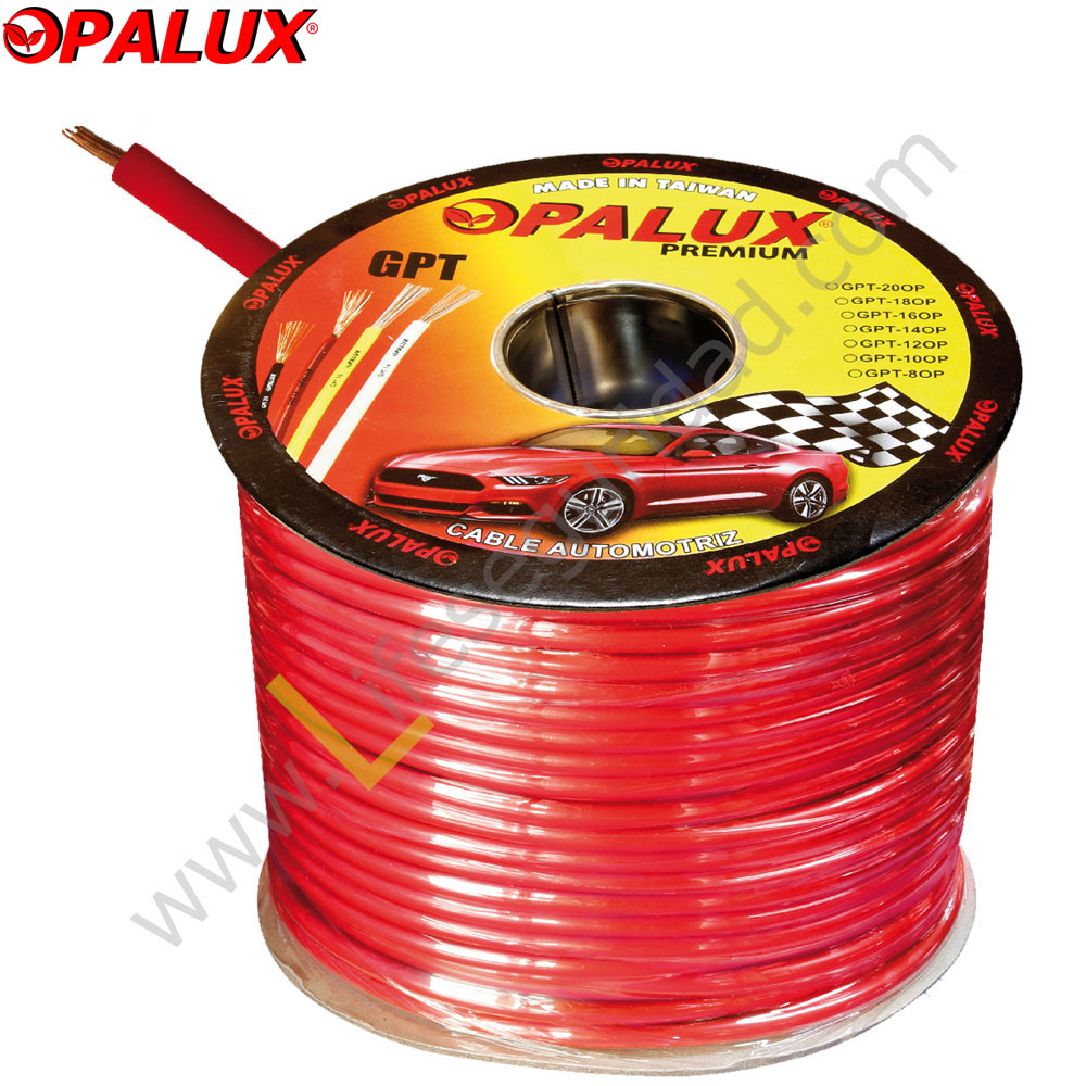 GPT10OP / 14OP / 16OP / 18OP Cable Automotriz OPALUX 100 mts
